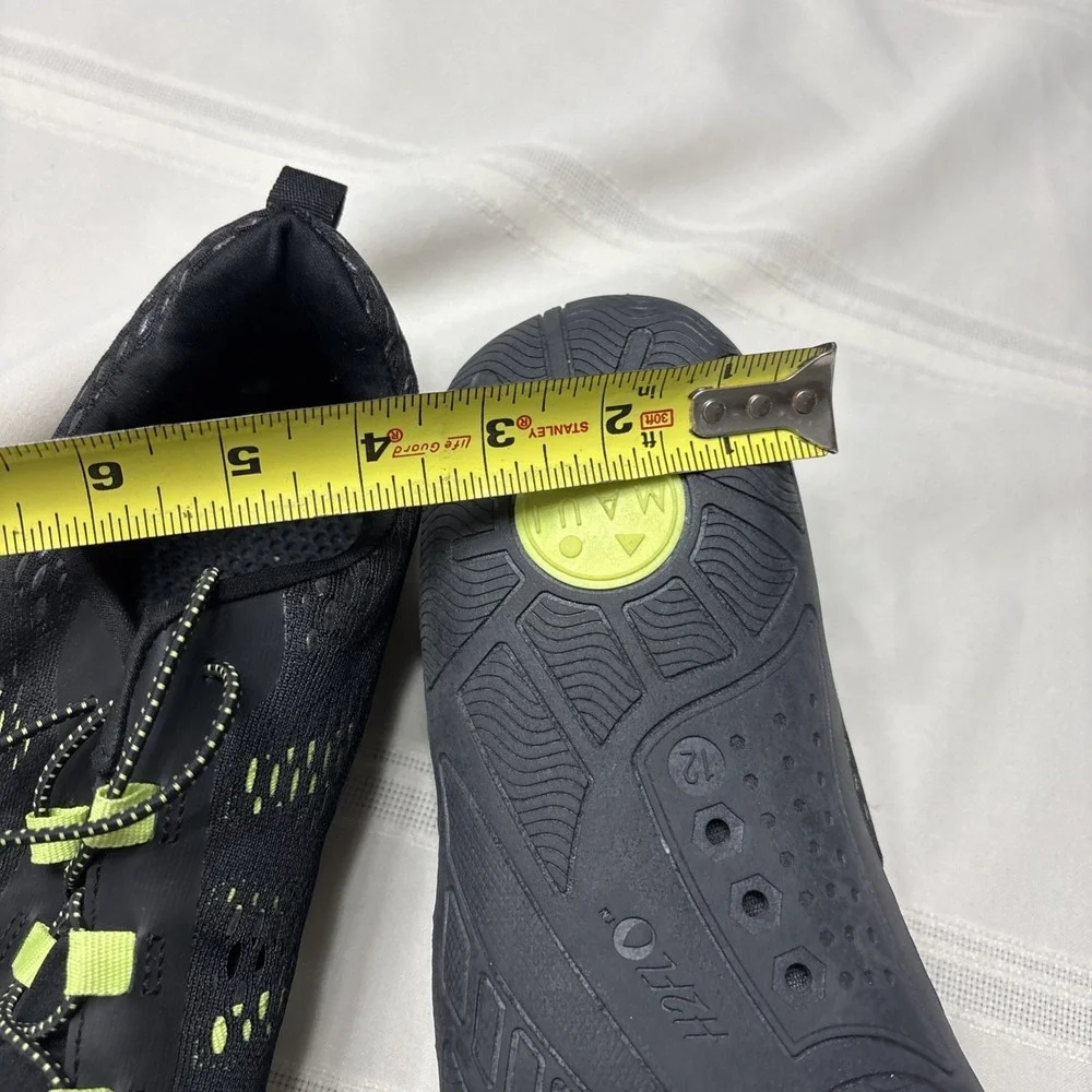Mens Maui and Sons Size 12 Shoes Black H2FL Toggle Closure Traction